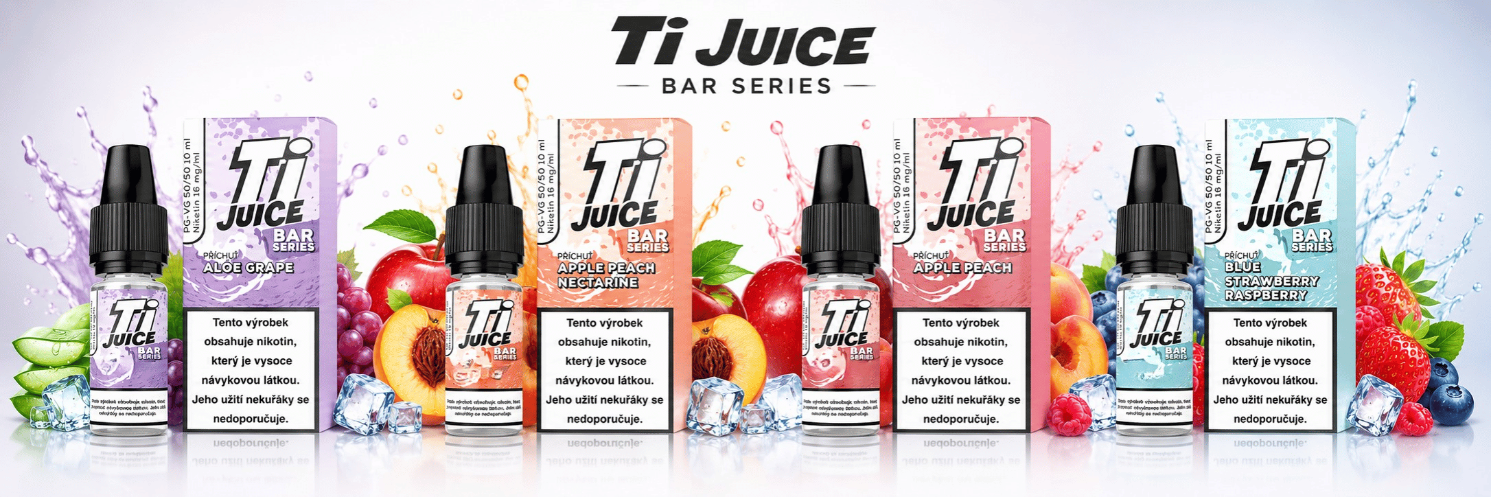 TI juice bar series banner vaping cz